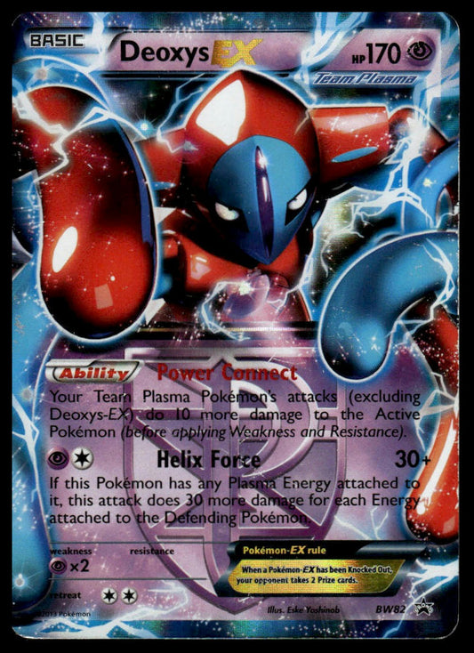 Pokemon Deoxys EX (Team Plasma) #BW82 Black and White Promos