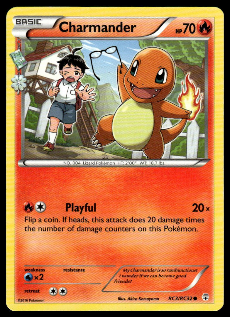 Pokemon Charmander #RC3/RC32 Generations: Radiant Collection