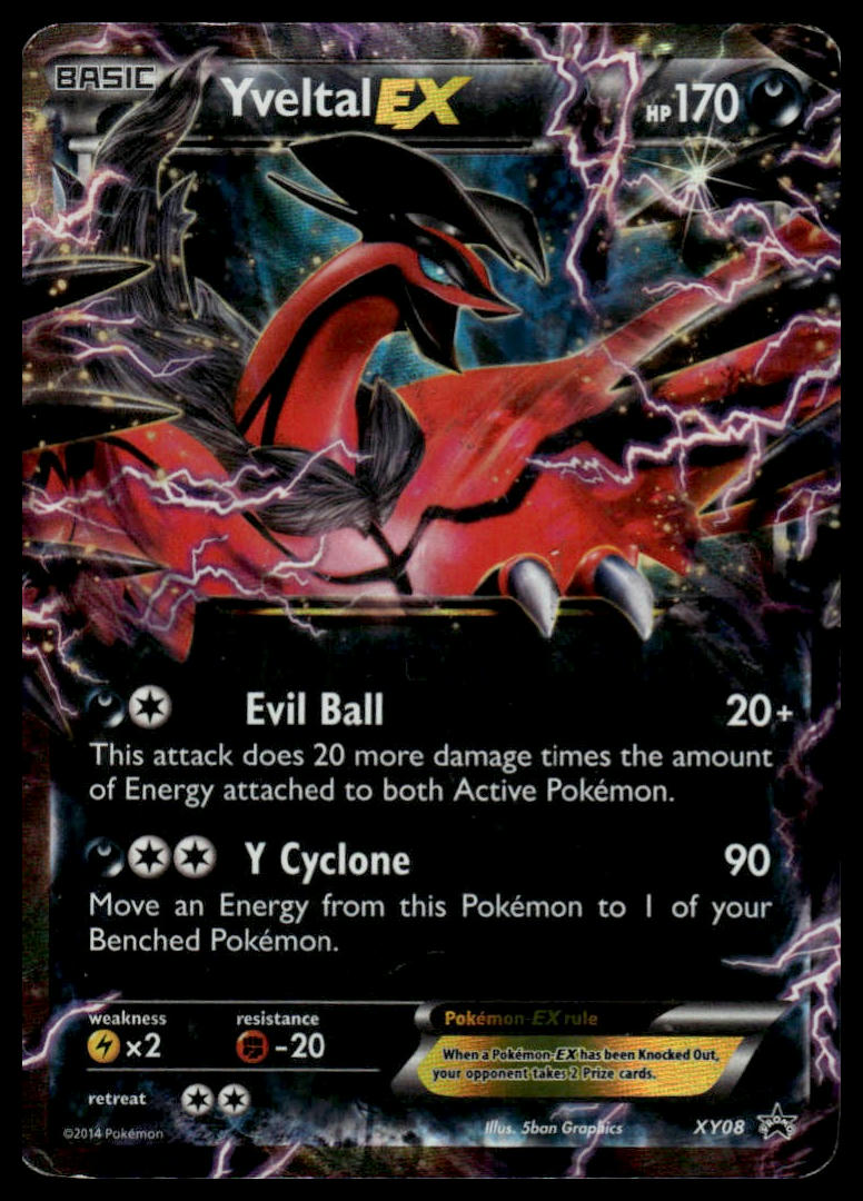 Pokemon Yveltal EX #XY08 XY Promos