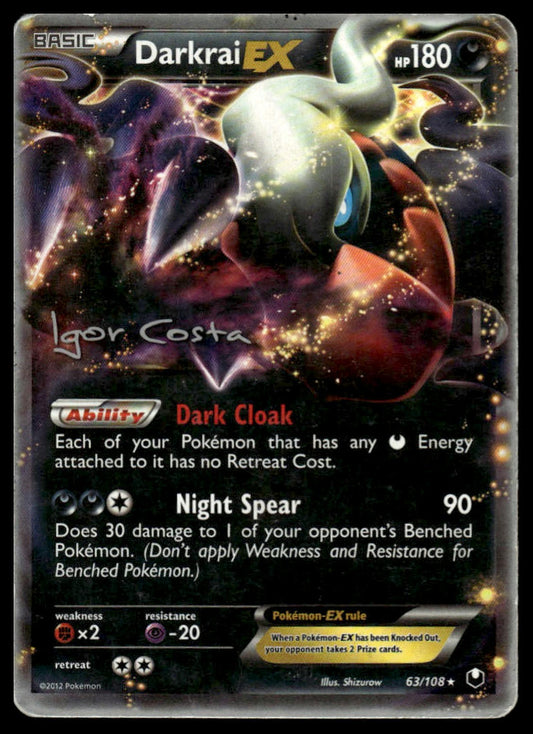 Pokemon Darkrai EX #63/108 World Championship Decks