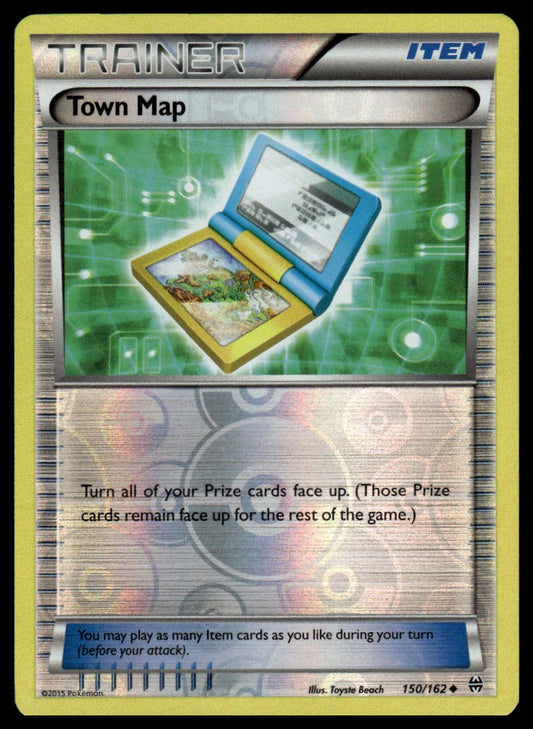 Pokemon Town Map #150/162 XY - BREAKthrough