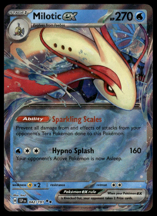 Pokemon Milotic ex #042/191 SV08: Surging Sparks