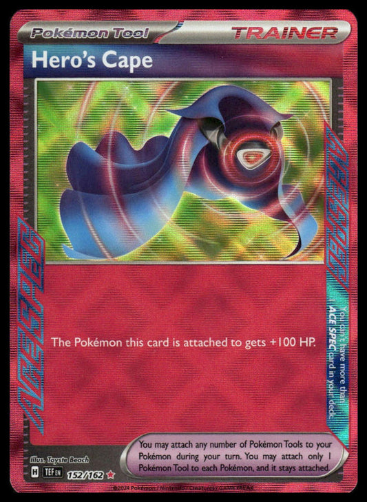 Pokemon Hero's Cape #152/162 SV05: Temporal Forces