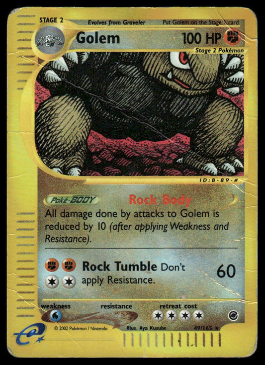 Pokemon Golem (49) #049/165 Expedition