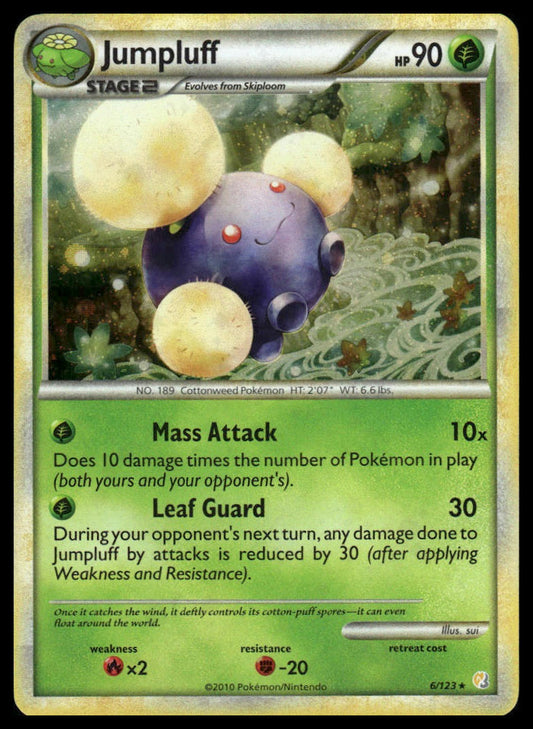 Pokemon Jumpluff #6/123 HeartGold SoulSilver