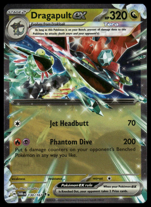 Pokemon Dragapult ex #130/167 SV06: Twilight Masquerade