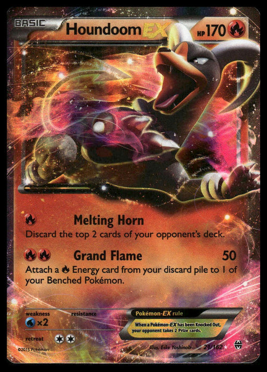 Pokemon Houndoom EX #21/162 XY - BREAKthrough