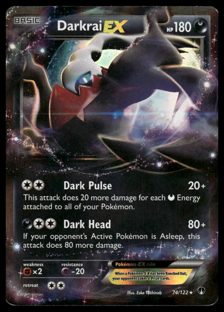 Pokemon Darkrai EX #74/122 XY - BREAKpoint