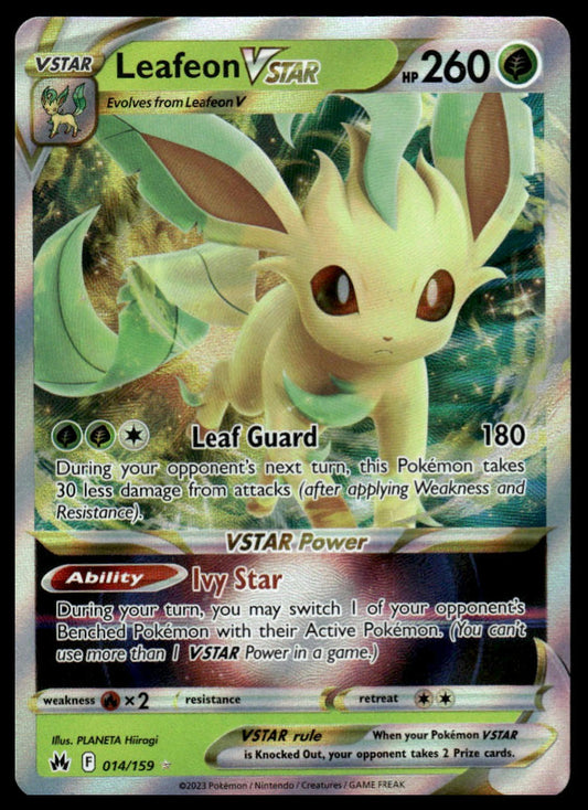 Pokemon Leafeon VSTAR #014/159 Crown Zenith