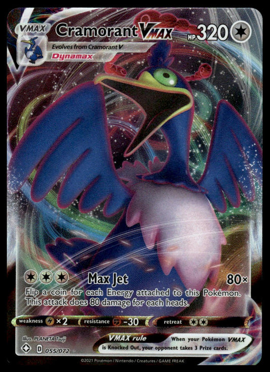 Pokemon Cramorant VMAX #055/072 Shining Fates