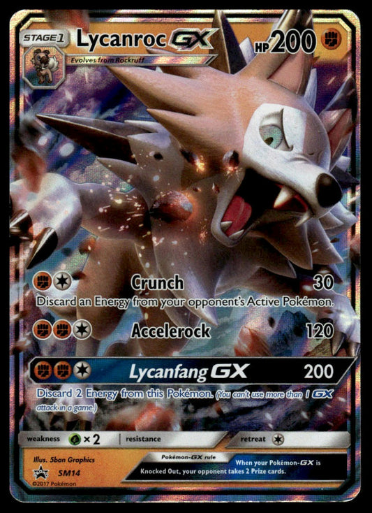 Pokemon Lycanroc GX #SM14 SM Promos