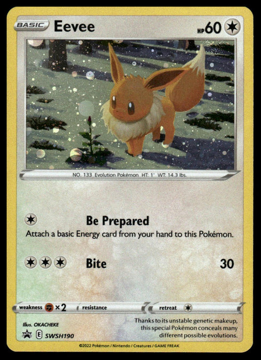 Pokemon Eevee #SWSH190 SWSH: Sword & Shield Promo Cards