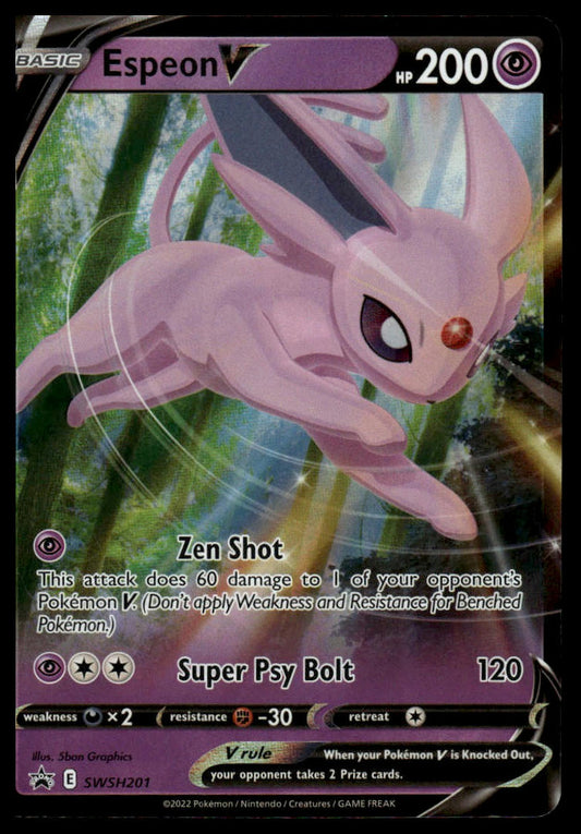 Pokemon Espeon V #SWSH201 SWSH: Sword & Shield Promo Cards
