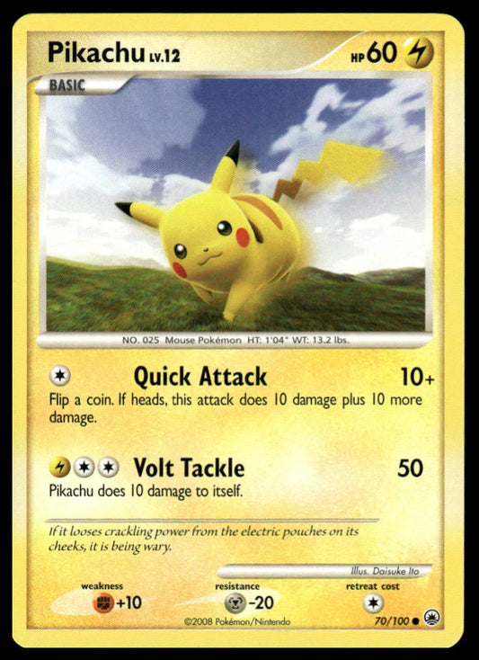 Pokemon Pikachu #70/100 Majestic Dawn