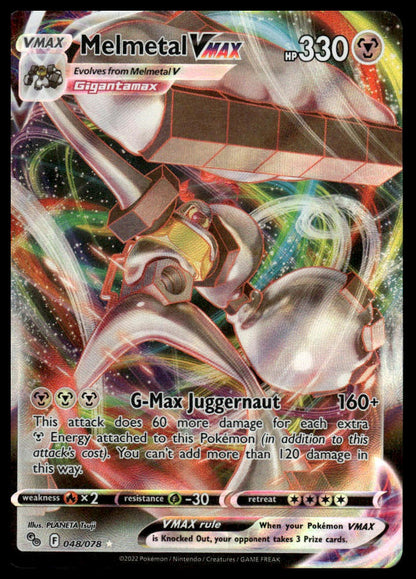 Pokemon Melmetal VMAX #048/078 Pokemon GO