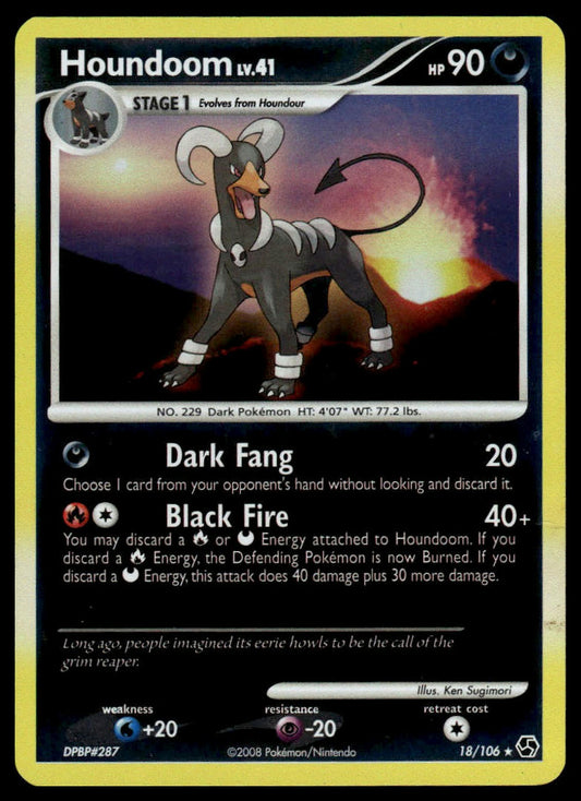 Pokemon Houndoom #18/106 Great Encounters