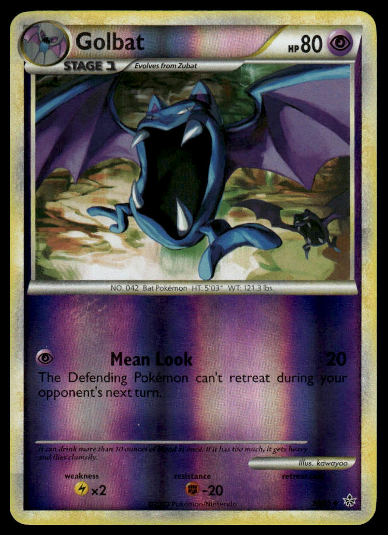Pokemon Golbat #30/95 Unleashed (Reverse Holofoil)