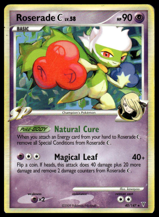 Pokemon Roserade C #40 Supreme Victors