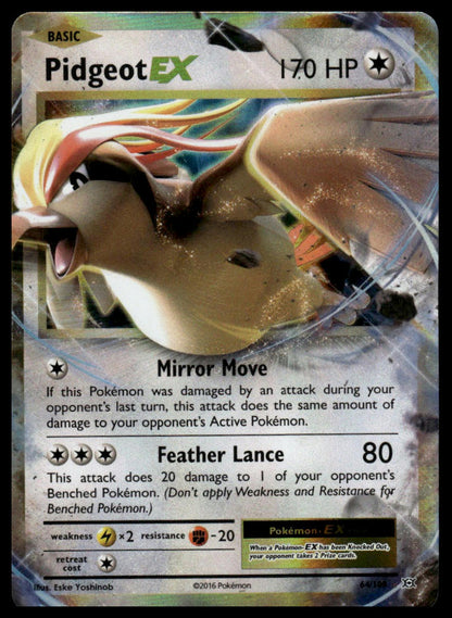 Pokemon Pidgeot EX #64/108 XY - Evolutions
