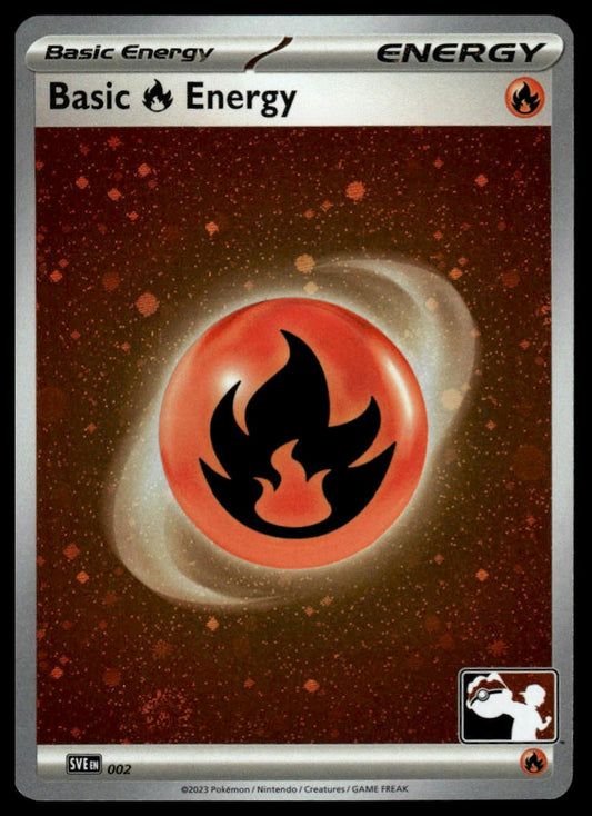 Pokemon Fire Energy (2023) #002 Prize Pack Series (Cosmo Holo)