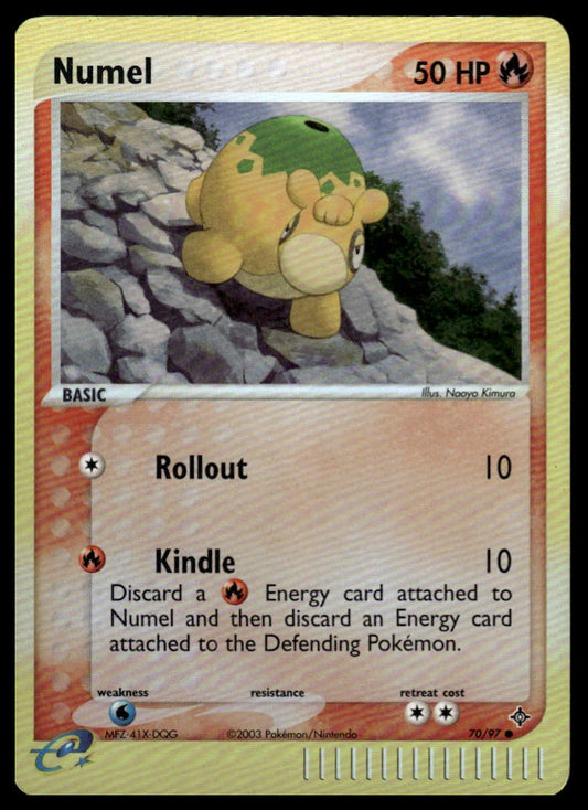 Pokemon Numel #70/97 Dragon (Reverse Holofoil)