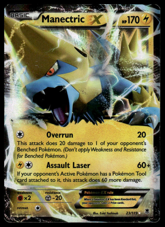 Pokemon Manectric EX #23/119 XY - Phantom Forces