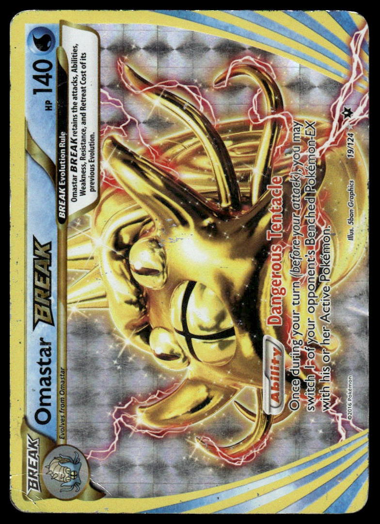 Pokemon Omastar BREAK #19/124 XY - Fates Collide