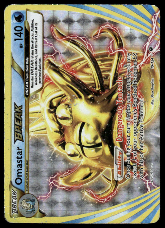 Pokemon Omastar BREAK #19/124 XY - Fates Collide