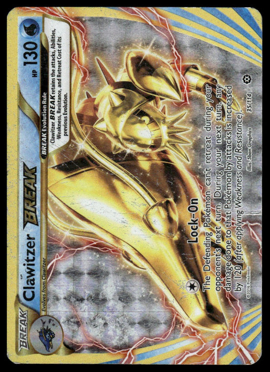 Pokemon Clawitzer BREAK #35/114 XY - Steam Siege