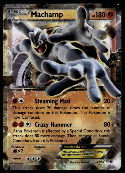 Pokemon Machamp EX #37/98 XY - Ancient Origins