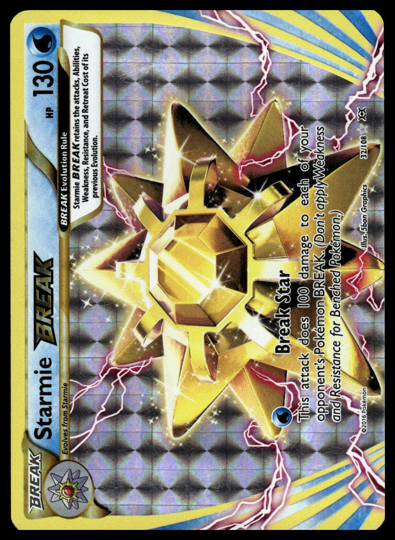 Pokemon Starmie BREAK #32/108 XY - Evolutions