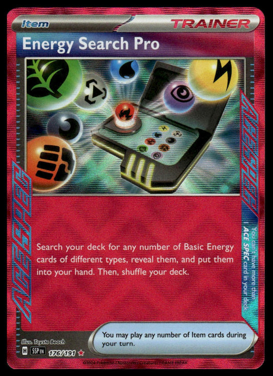 Pokemon Energy Search Pro #176/191 SV08: Surging Sparks
