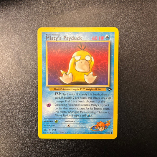 Pokemon TCG Misty's Psyduck 90/132 Gym Challenge