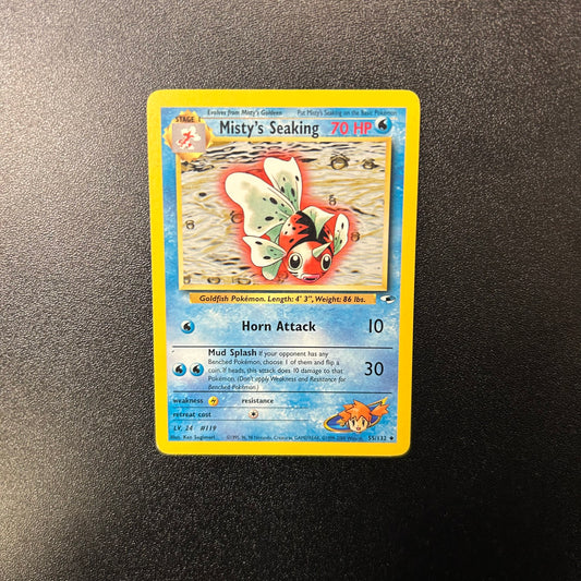 Pokemon TCG Misty's Seaking 55/132 Gym Heroes