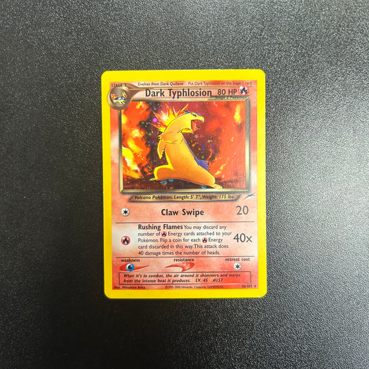 Pokemon TCG Dark Typhlosion Holofoil 10/105 Neo Destiny