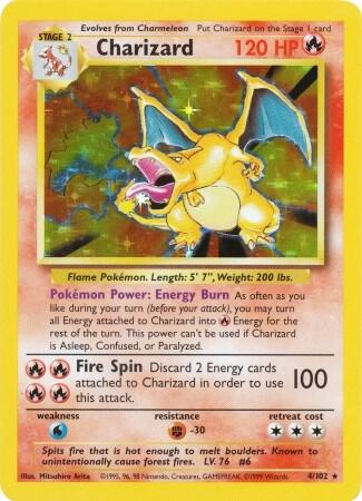Pokemon Charizard #4 Base Set