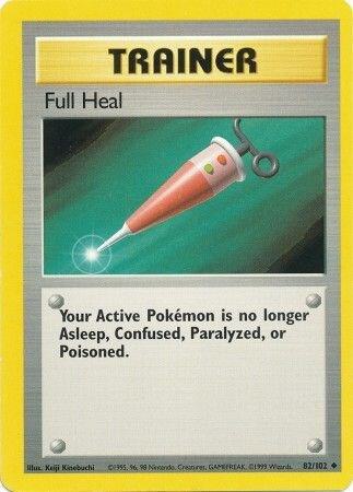 Pokemon Full Heal #82 Base Set