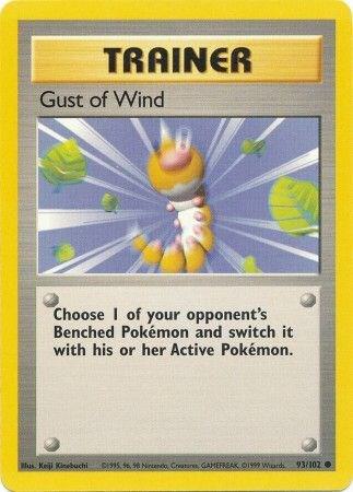 Pokemon Gust of Wind #93 Base Set