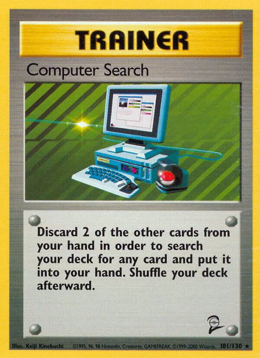Pokemon Computer Search #101 Base Set 2