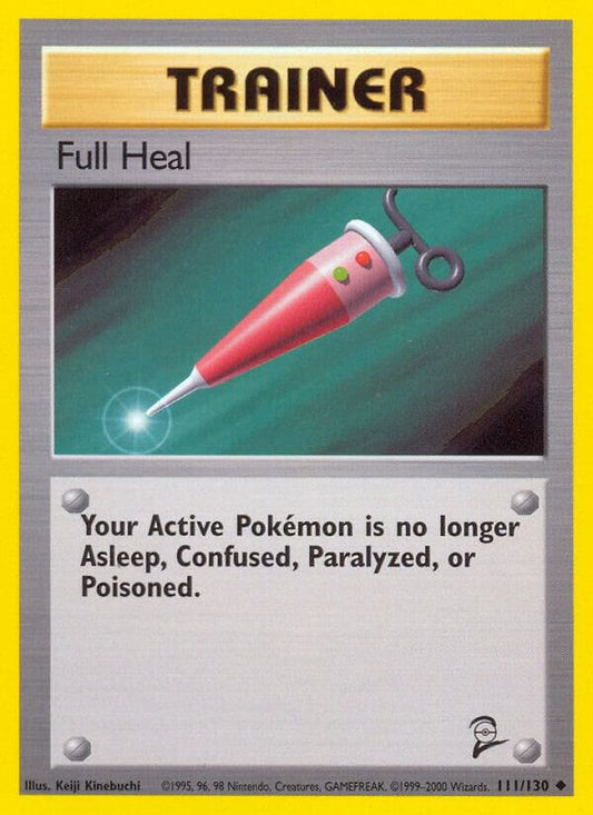 Pokemon Full Heal #111 Base Set 2