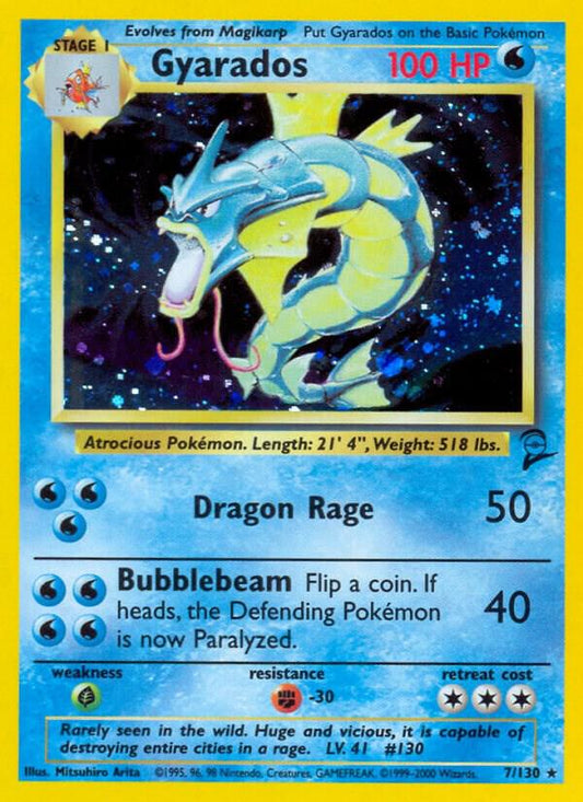 Pokemon Gyarados #7 Base Set 2