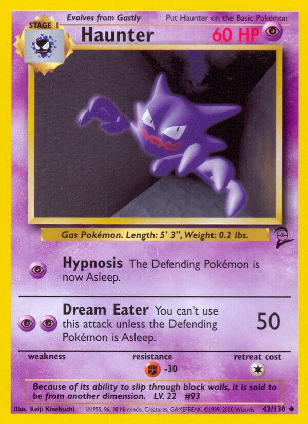 Pokemon Haunter #43 Base Set 2