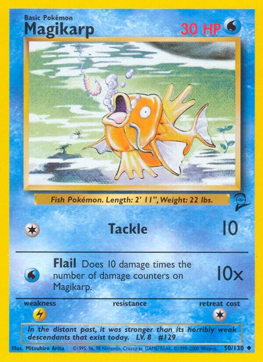 Pokemon Magikarp #50 Base Set 2