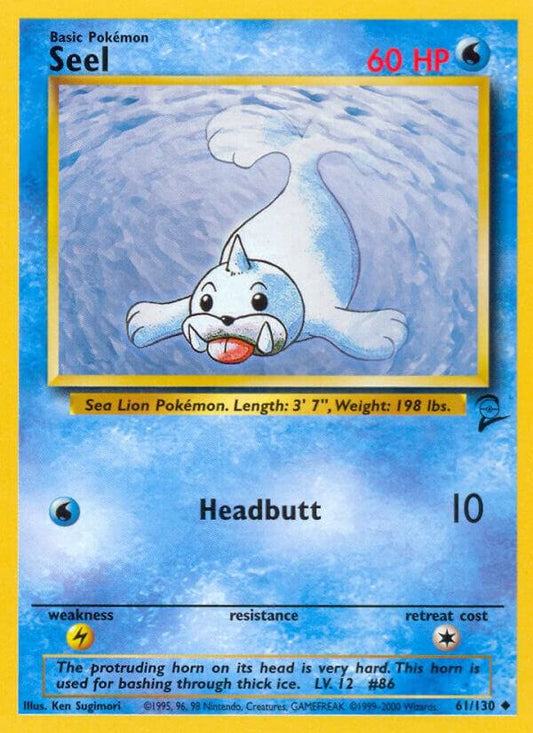 Pokemon Seel #61 Base Set 2