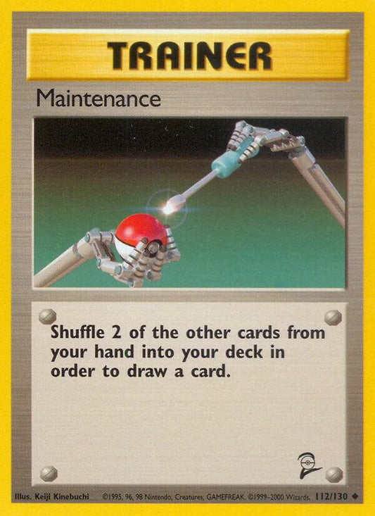 Pokemon Maintenance #112 Base Set 2