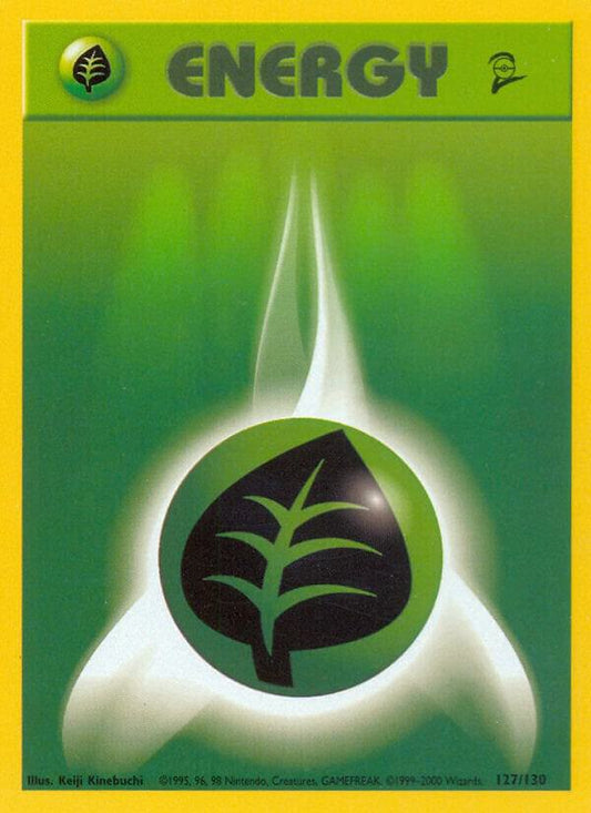 Pokemon Grass Energy #127 Base Set 2
