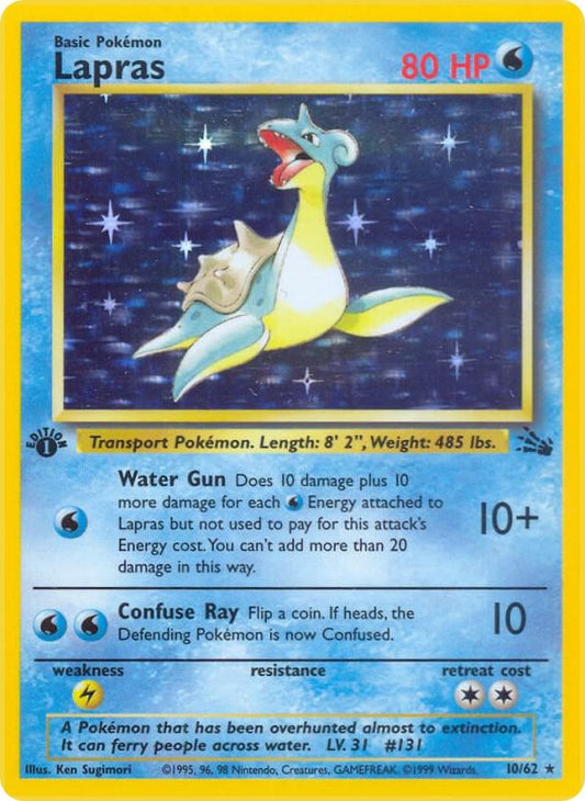 Pokemon Lapras #10 Fossil