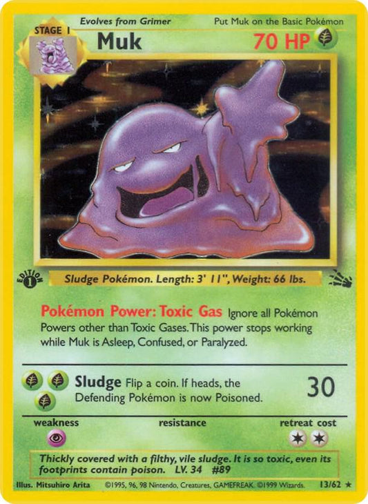 Pokemon Muk #13 Fossil