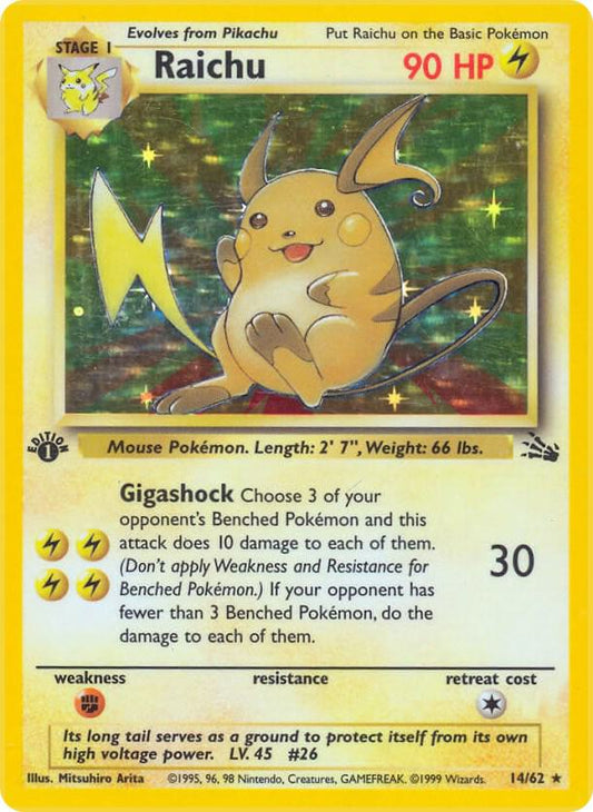 Pokemon Raichu #14 Fossil