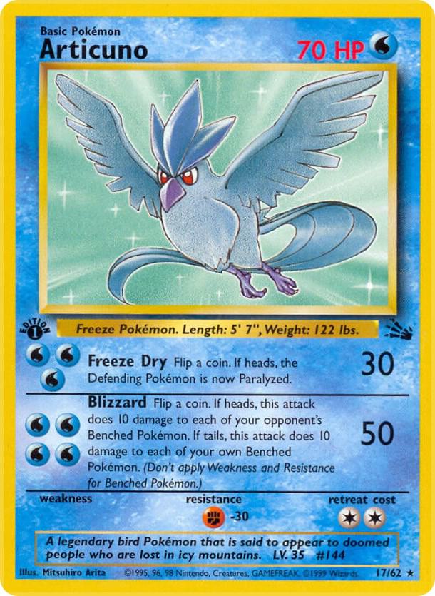 Pokemon Articuno #17 Fossil